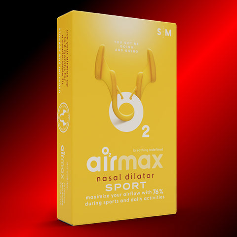 Airmax SPORT Nasal Dilator - Trial Pack | 1 x Medium 1 x Small