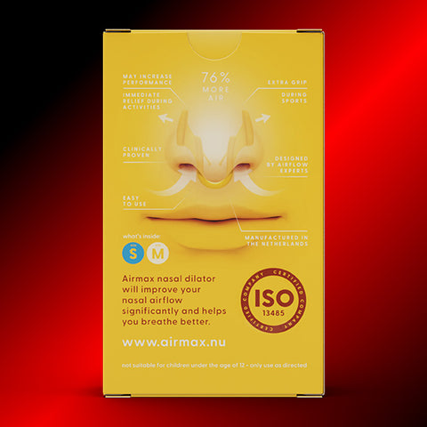 Airmax SPORT Nasal Dilator - Trial Pack | 1 x Medium 1 x Small