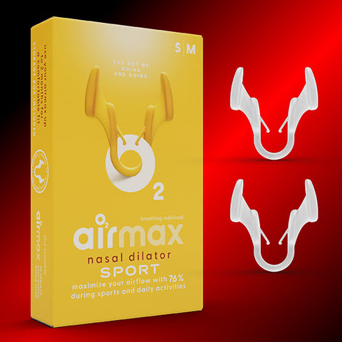 Airmax SPORT Nasal Dilator - Trial Pack | 1 x Medium 1 x Small