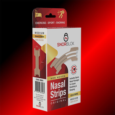 Snorblok Nasal Strips | 120 strips | Medium Size