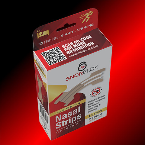 Snorblok Nasal Strips | 120 strips | Medium Size