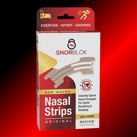 Snorblok Nasal Strips | 120 strips | Medium Size