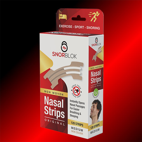 Snorblok Nasal Strips | 120 strips | Medium Size