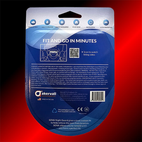 SOVA 3D Teeth Grinding Nightguard + Storage Case