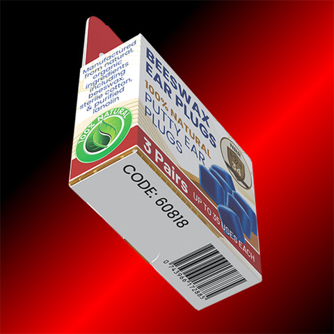 Snorblok Beeswax Earplugs - Worlds Best Sleeping Earplug 3 Pairs