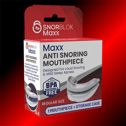 Snorblok Maxx adjustable anti snoring mouthpiece for Australian sleepers